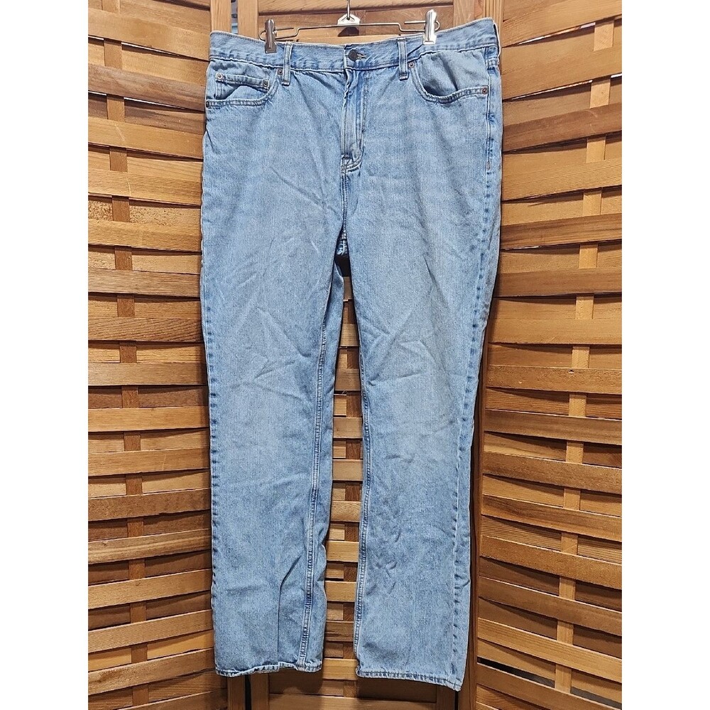 Old Navy Men Jeans Straight Blue Denim Pants Waist 38 Length 34 Cotton